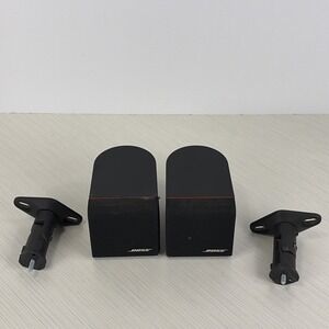 Bose Redline Set Of 2 Cube Speakers Black Tested With Mounts